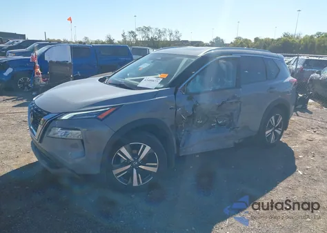 2021 Nissan Rogue Sl Fwd из США, поврежденный, VIN JN8AT3CA6MW026076